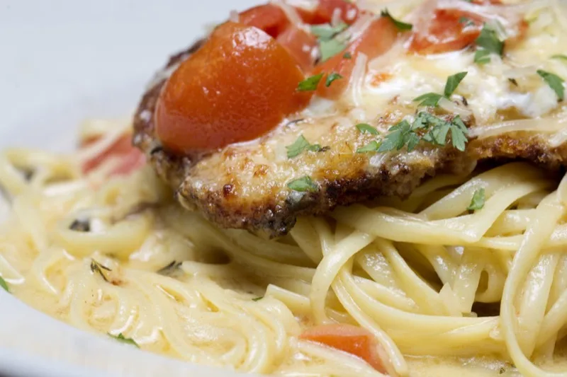 Chicken piccata pasta